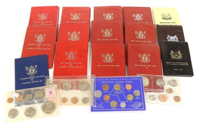 Lot 373 - Assorted World Uncirculated Coin Sets; 19 sets...