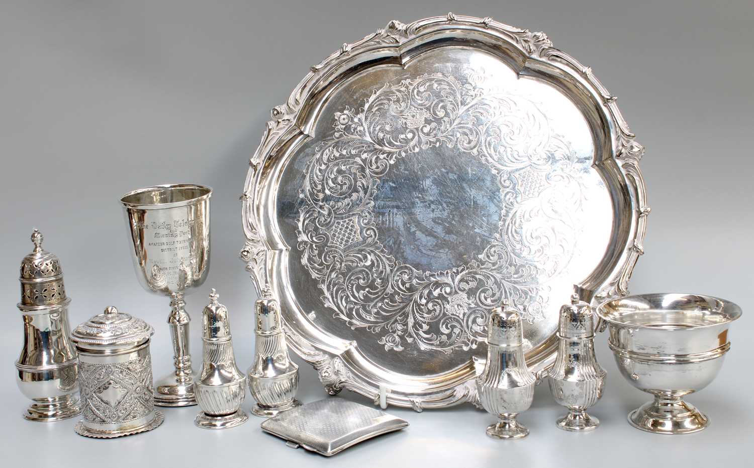 Lot 72 - A Collection of Assorted Silver and Silver