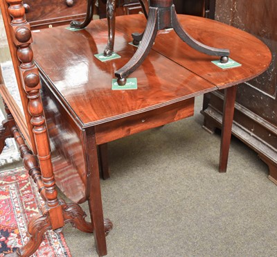 Lot 1326 - A 19th Century Mahogany Dropleaf Table, 158cm...