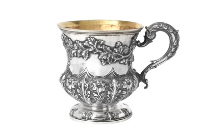 Lot 2199 - A George IV Silver Christening-Mug