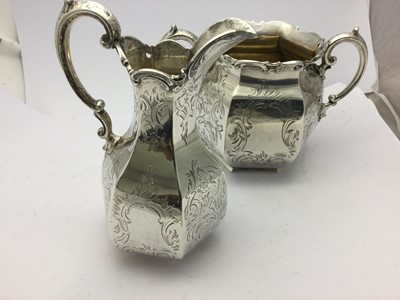 Lot 2273 - A Four-Piece Victorian Silver Tea and Coffee-Service