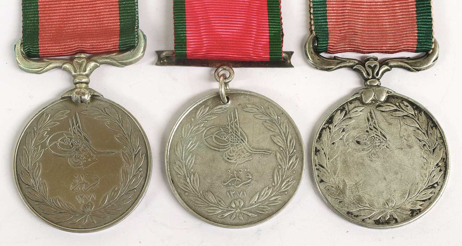 Lot 56 - Three Turkish Crimea War Medals 1855, British...
