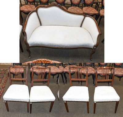 Lot 1357 - A Set of Four Regency Mahogany Dining Chairs,...