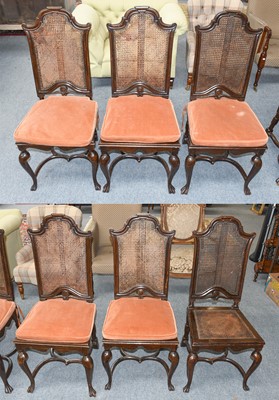 Lot 1146 - A Group of 18th century Style Caned Oak Caned...