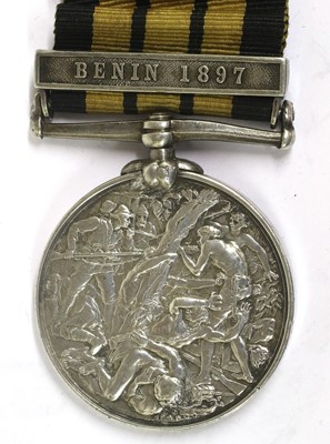 Lot 68 - An East and West Africa Medal 1887-1900, with...