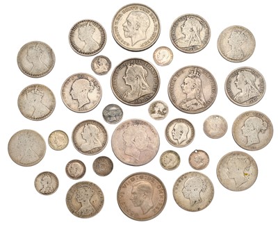 Lot 52 - 5x UK Crowns, to include; George III, 1820;...