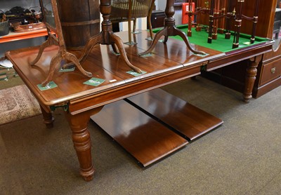 Lot 1390 - A Mahogany Snooker/Dining Table, 290cm by...