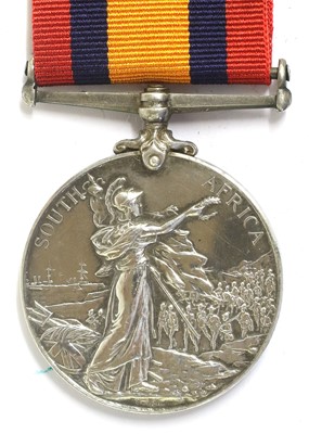 Lot 73 - A Queen's South Africa Medal 1899-1902, no...