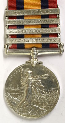 Lot 76 - A Queen's South Africa Medal 1899-1902, with...