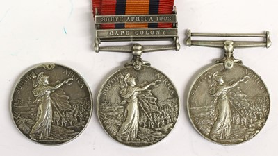 Lot 78 - A Queen's South Africa Medal 1899-1902, with...
