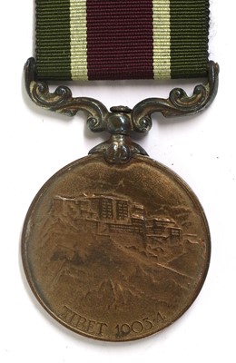Lot 83 - An Edwardian Tibet Medal 1903-4, in bronze, no...