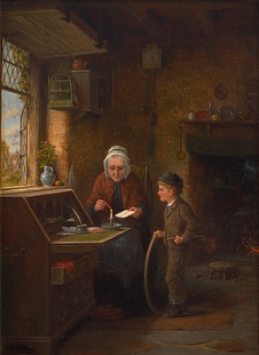 Lot 1134 - Frederick Daniel Hardy (1826-1911) The Letter...