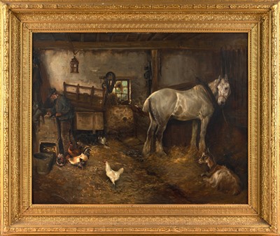 Lot 1079 - William Woodhouse (1857-1939) "The Stable"...