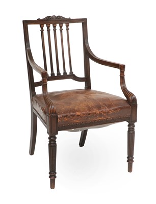 Lot 892 - An Early 19th Century Mahogany Armchair, in...