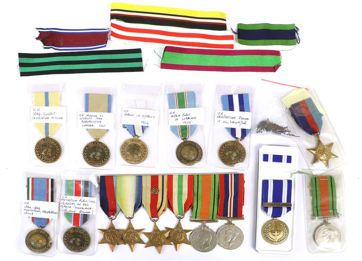 Lot 96 - A Second World War Group of Six Medals,...