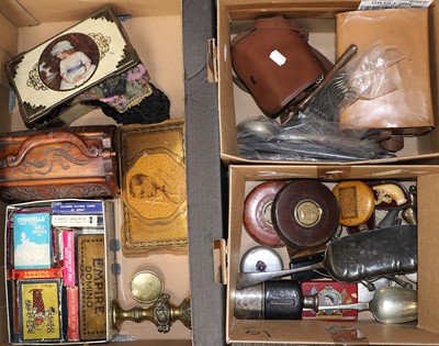 Lot 189 - A Collection of Collectables Including: tins,...