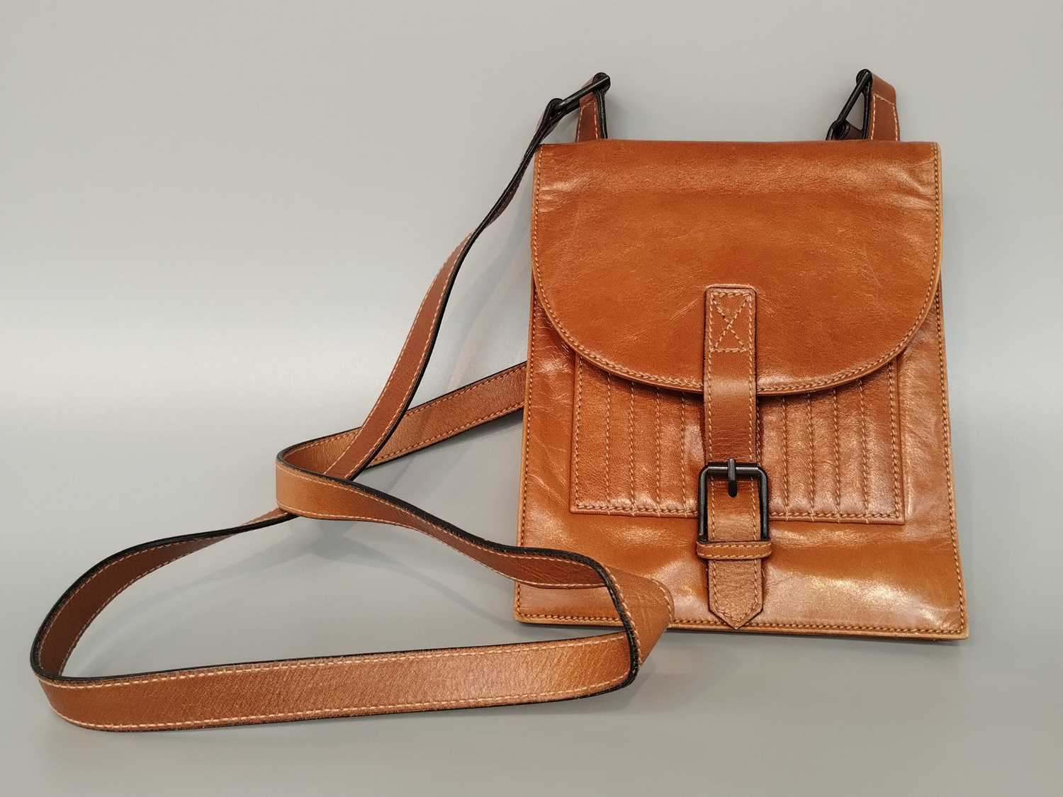 Lot 1067 - Circa 1990s Yves Saint Laurent Tan Leather...