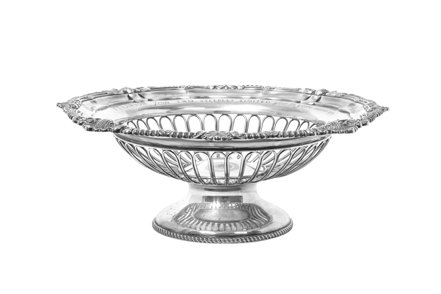 Lot 2285 - An Edward VII Silver Basket