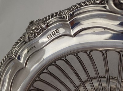 Lot 2285 - An Edward VII Silver Basket