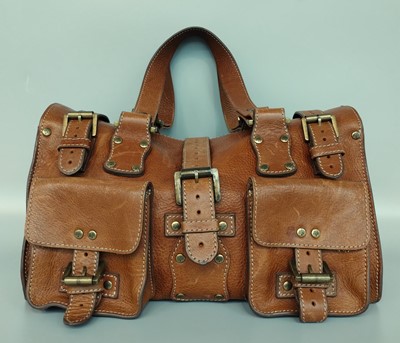 Lot Mulberry Brown Leather Roxanne Shoulder Bag...