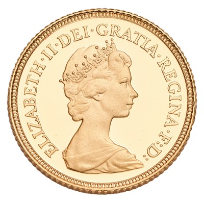 Lot 278 - Elizabeth II, Proof Half Sovereign 1980;...