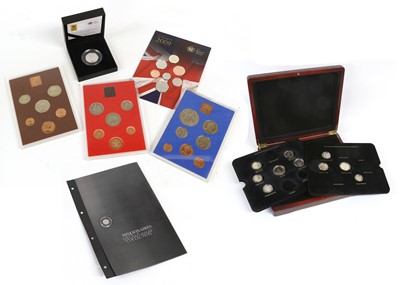 Lot 379 - Mixed Platinum and Silver Coins and Proof Sets,...