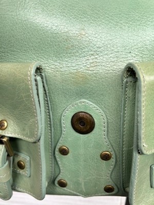 Lot Mulberry Pale Green Leather Small Roxanne...