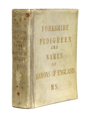 Lot 135 - Yorkshire Manuscript. Yorkshire Pedigrees and...