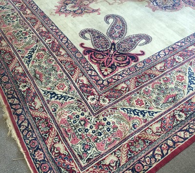 Lot 397 - Kirman Ravar Carpet South East Iran, circa...