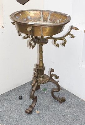 Lot 1189 - An Indian Brass Planter, 82cm high