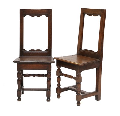 Lot 193 - A Late 17th/Early 18th Century Joined Oak Back...