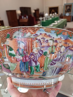 Lot 37 - A Chinese Porcelain Punch Bowl, Qianlong,...