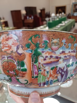 Lot 37 - A Chinese Porcelain Punch Bowl, Qianlong,...