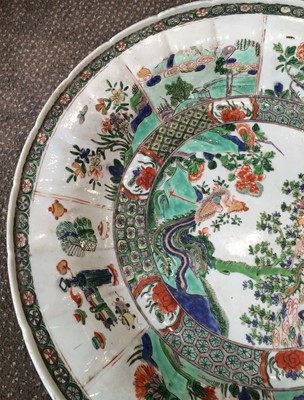 Lot 29 - A Chinese Porcelain Dish, Kangxi, of circular...