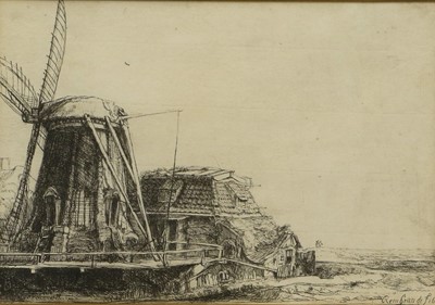 Lot 496 - After Rembrandt Harmensz van Rijn (1606-1669)...