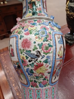 Lot 47 - A Pair of Chinese Porcelain Baluster Vases,...