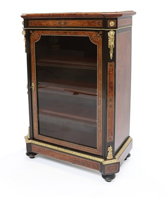 Lot 319 - A Victorian Ebonised, Amboyna, Burr Walnut and...