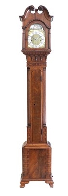 Lot 700 - A Small Mahogany Longcase Clock, 20th Century...