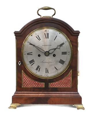 Lot 689 - A Mahogany Striking Table Clock, Early 19th...