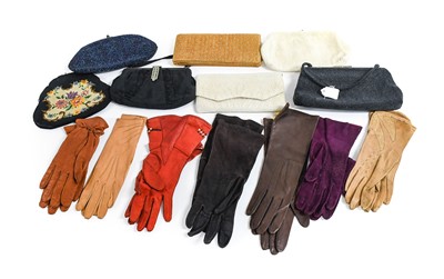 Lot 2158 - Circa 1930s and Later Evening Bags and Gloves,...