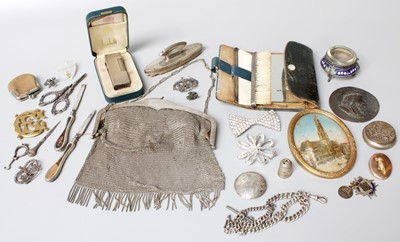 Lot 1091 - Assorted Silver and Collectable Items,...