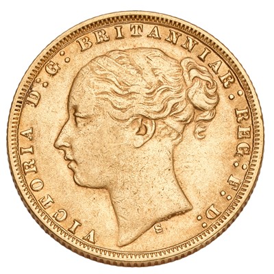 Lot 183 - Victoria, Sovereign 1875S, Sydney Mint; good...