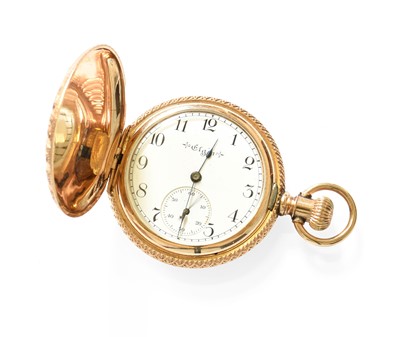 Lot 2321 - Elgin: A Lady's 10 Carat Gold Fob Watch,...