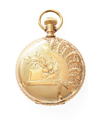 Lot 2321 - Elgin: A Lady's 10 Carat Gold Fob Watch,...