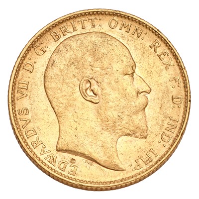 Lot 208 - Edward VII, Sovereign 1902M, Melbourne Mint;...