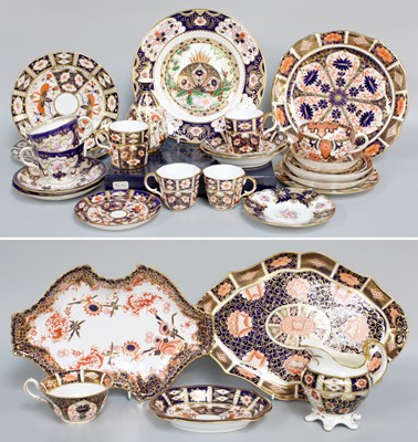 Lot 246 - A Group of Royal Crown Derby Imari Tea and...