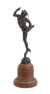 Lot 252 - After Giambologna: A Bronze Figure of Mercury,...