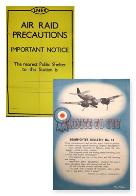 Lot 141 - A Second World War RAF Poster - A Tribute to...