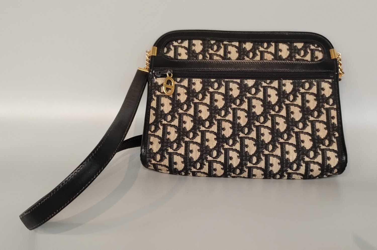 Lot 1005 - Christian Dior Monogram Canvas Shoulder Bag,...