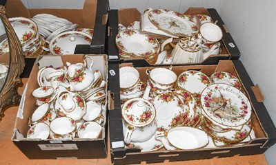 Lot 315 - Royal Albert Old Country Roses Tea and Dinner...